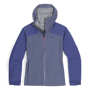 OR 户外冲锋衣女新款防雨外套户外登山徒步透气弹性夹克