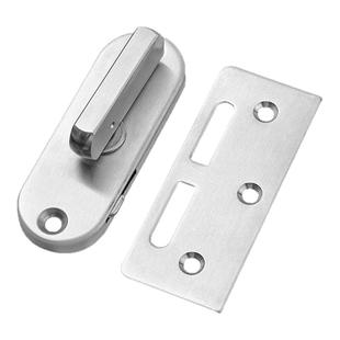 免打孔明插销门栓90度移门扣直角固定器房门锁扣不锈钢搭扣大门闩