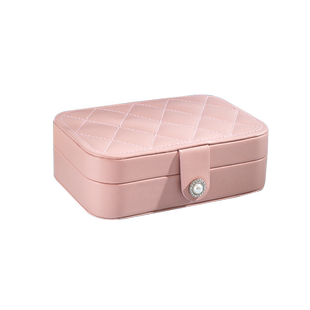 首饰盒收纳盒耳环耳钉手饰品戒指项链便携双层精致2025新款防氧化