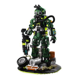 我是一块砖【新品上线】绿林训练场高砖街景积木中世纪风拼搭玩具