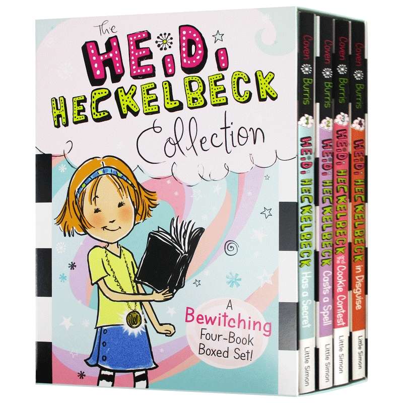 小女巫海蒂1-4册 英文原版 The Heidi Heckelbeck Collection 1 儿童校园故事 幽默逗趣 英文版进口英语插图桥梁章节书