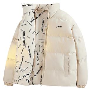 贵人鸟男士棉服男款冬季双面穿棉衣外套男秋冬款加厚棉袄面包服女