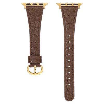 女款真皮手表表带适用苹果watch