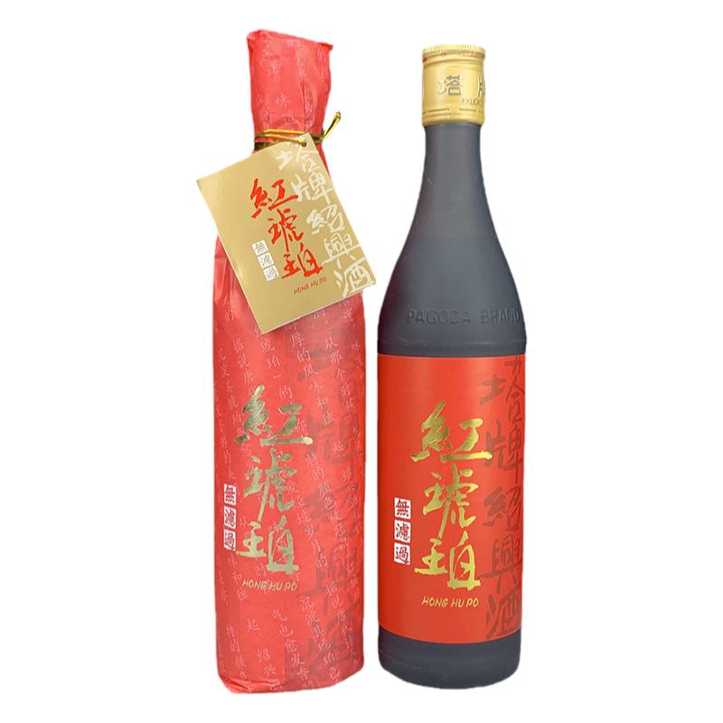 出口日本黄酒塔牌红琥珀五年陈600ml原酒16度无过滤老酒绍兴花雕