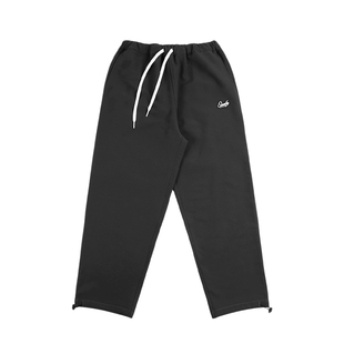 SLAMBLE冬季新款美式加绒保暖运动长裤男可收脚宽松休闲抽绳卫裤