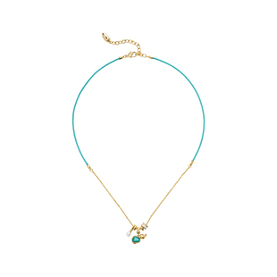 Amber Lollipop天河石项链女淡水珍珠吊坠毛衣链小众配饰 葫系列