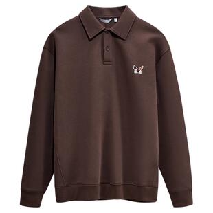 【远红外蓄热】九牧王2025秋冬新款情侣男女同款翻领polo领卫衣