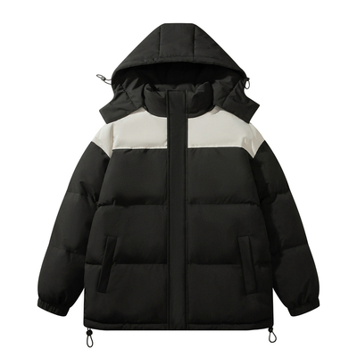 B.VEERA/倍福来 26款防风防寒防泼水宽松加厚可拆卸连帽保暖棉服