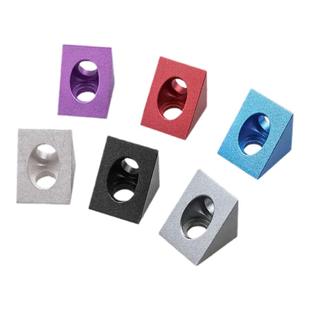 3D打印机配件三角铝块角件连接器2020型材铝合金角码固定四方螺母