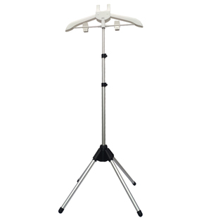 手持挂烫机衣服架子蒸汽熨烫机配件支架通用折叠衣架升降金属杆子