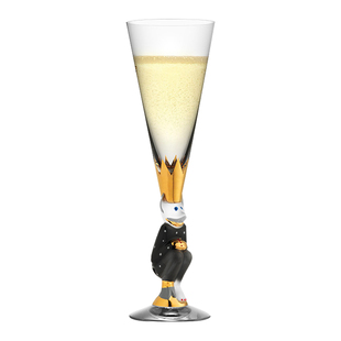 Orrefors瑞典进口NOBEL诺贝尔小鬼手工水晶香槟杯烈酒杯创意酒杯