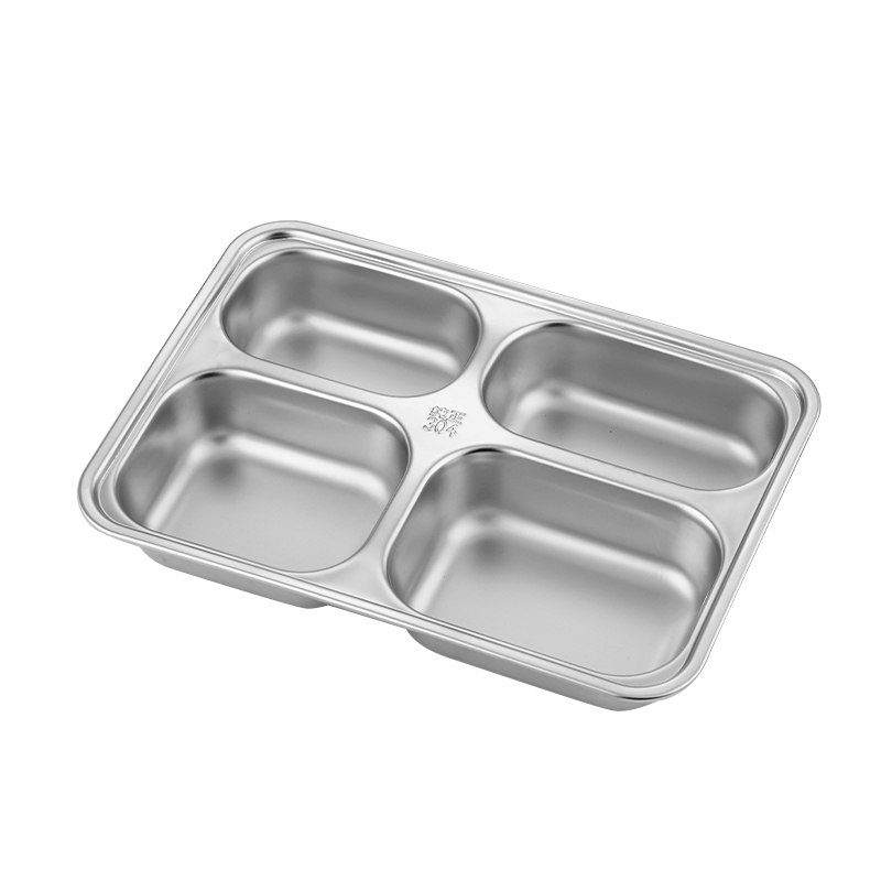 儿童宝宝防摔饭盒三格快餐盘