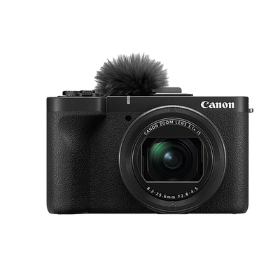 【自营】佳能 PowerShot V1直播美颜防抖4K60光学防抖卡片机相机