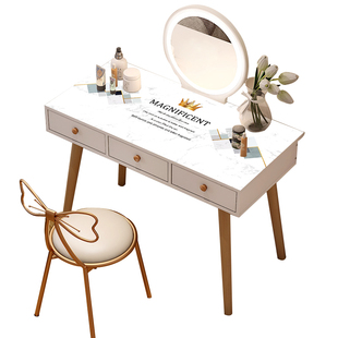 化妆台桌布网红ins风梳妆台桌垫软玻璃pvc防水防油免洗厚美甲桌垫