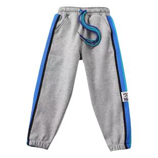 男童加绒裤子2025秋冬中大女童洋气厚保暖外穿卫裤春秋宽松运动裤