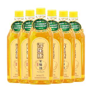 得乐康 美厨王米糠油稻米油1.5L×6瓶食用油