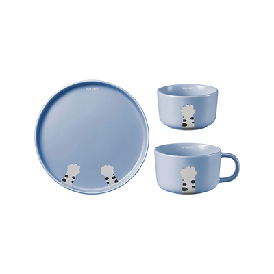 北鼎一人食餐具猫爪餐具套装