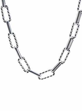 钛钢项链男女同款冷淡风简约小众轻奢网红锁骨链欧美气质百搭