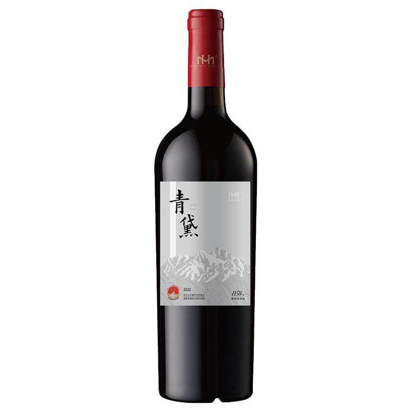 美贺庄园青黛干红葡萄酒750ml宁夏贺兰山国产有机红酒宴请团建礼