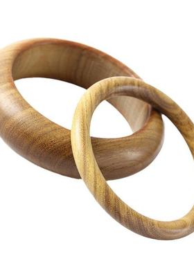 绿檀酸枝血檀木复古民族风简约女性款送女友妈妈手环手镯子贵妃镯