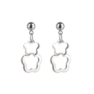 宠粉耳夹合集无耳洞女日韩简约郁金香蝴蝶结可爱不对称耳夹耳饰