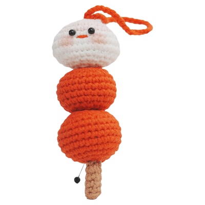 lifeyarn新品可可新年蛇年小物玩偶材料包钩针收纳盒红色气氛编织