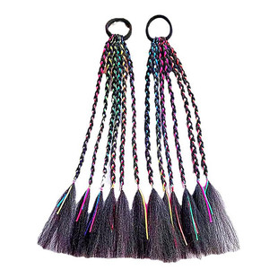 多巴胺辫子儿童彩色舞台表演炫酷脏脏辫易佩戴成品马尾辫脏辫发绳