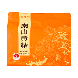 泰尚黄泰神气泰山黄精颗粒袋装5克*12袋鸡头黄精九蒸九晒山东泰安