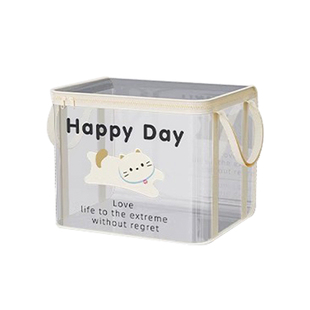 书本不吃灰!超大容量书本收纳袋旧书收纳神器书箱透明书立桌面书立架书袋课桌收纳学生高中高三放书整理袋