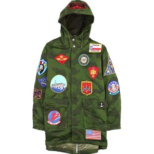 DEVIL NUT潮牌 恶魔 男女同款花圃迷彩伞兵风衣-壮志凌云 ANT