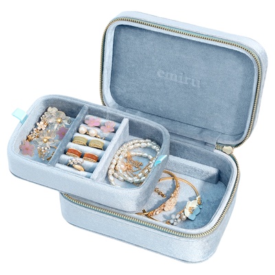 PICALS绒面便携大容量首饰盒