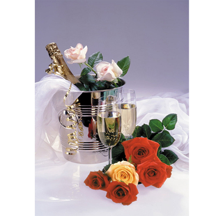 餐厅装饰画现代简约高档饭厅挂画餐桌背景墙轻奢水果创意酒杯壁画