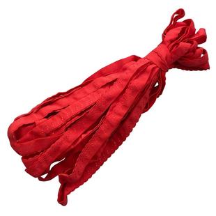 1cm1.2cm宽双层松紧包边带内裤腰口弹力花边袖口领口对折滚边布条