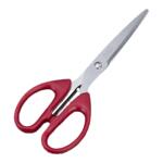 得力剪刀6009学生手工剪纸刀便捷式不锈钢美工无尖圆头大号中号小号剪刀家用厨房裁缝多功能剪刀办公用品