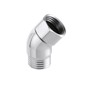 花洒转接头角度调节器135度通用转角弯头活接旋转4分花洒喷头拐弯