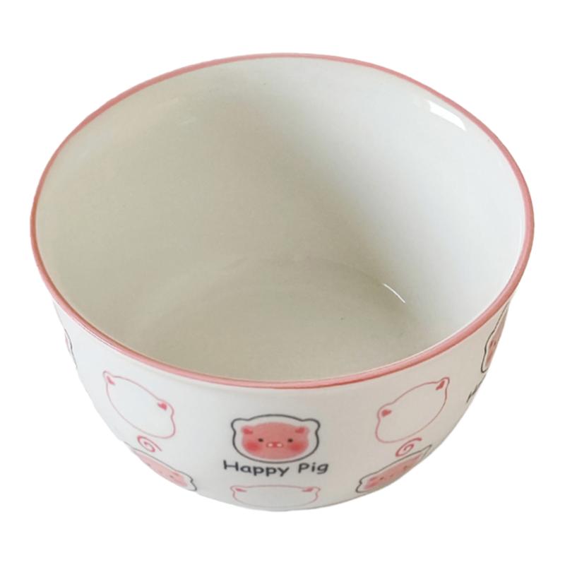 可爱猪猪一人食可爱少女餐具套装碗