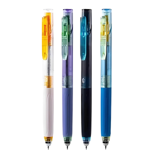 得力SA363低重心六边形战士中性笔速干st笔头学生用0.5黑笔顺滑双球珠碳素按动式高颜值女生黑科技水笔刷题笔