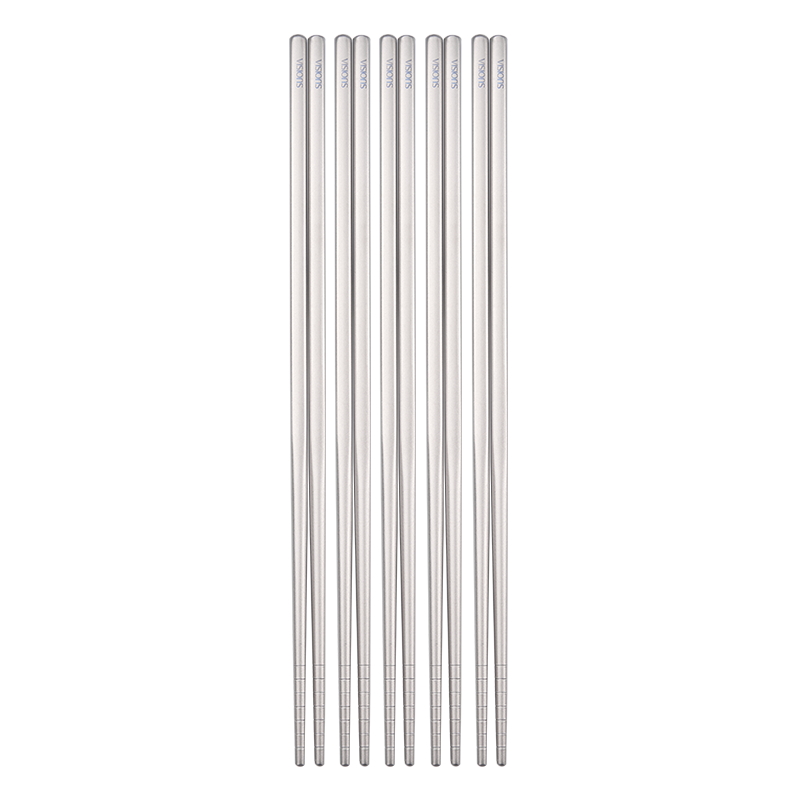 康宁纯钛筷子高档家用精致防滑抗菌防霉高端送礼礼盒装