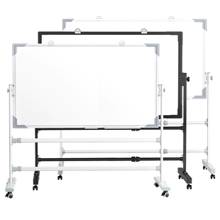 白板支架式写字板办公儿童教学小白板可移动立式双面小黑板家用磁性黑板商用培训挂式记事板涂鸦可擦写小看板