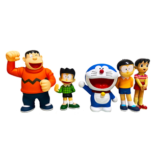 哆啦A梦系列手办摆件大雄静香玩具潮玩胖虎公仔机器猫周边 现货