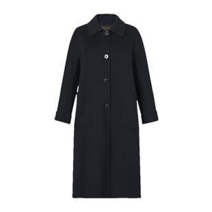 【羊毛桑蚕丝】ELSEWHERE珂思商场同款毛呢大衣女外套2025冬新款