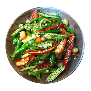 农家自制腌辣椒咸菜下饭辣椒手工腌制江西特产辣椒酱咸菜大全批发