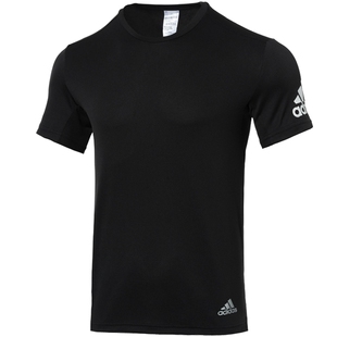 阿迪达斯速干透气短袖男2026秋季新款运动体恤半袖男士T恤HB7470