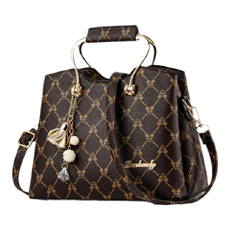 韩版百搭手提包气质简约斜挎小包
