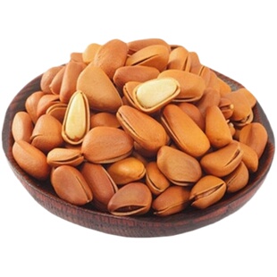 开口松子特大颗粒2025年新货东北手剥红松子坚果净重500g孕妇零食