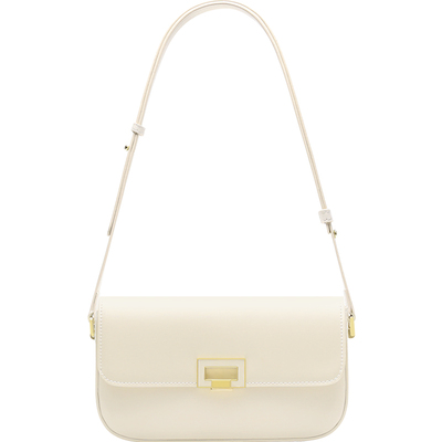 Valuncica/华伦西亚吐司包小众新款牛皮斜挎小方包单肩腋下包包女