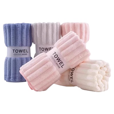 珊瑚绒毛巾洗脸用热敷吸水不掉毛擦头发速干成人洗澡专用擦脸擦脚