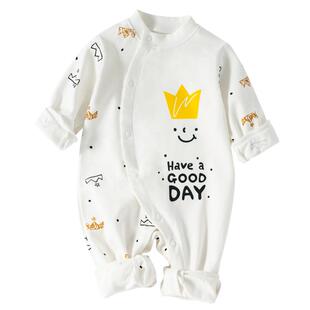 婴儿连体衣春秋冬宝宝哈衣爬服包屁衣纯棉儿童秋衣秋裤新生儿衣服