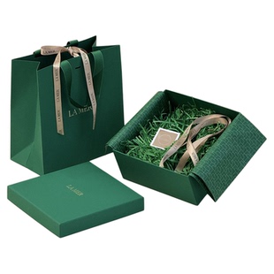 LA MER 海蓝之谜包装盒 专柜礼品盒 礼品袋精粹水礼袋子 礼盒空盒