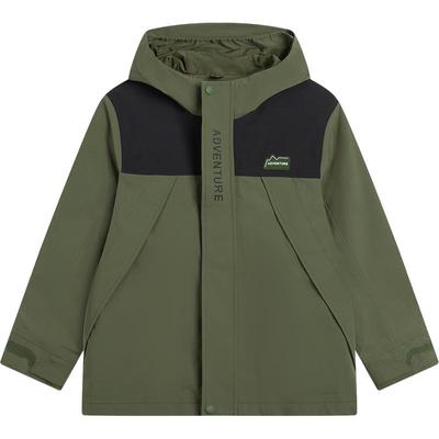 李宁儿童三合一加绒摇粒绒外套